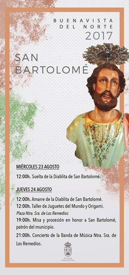 Cartel San Bartolomé 2017