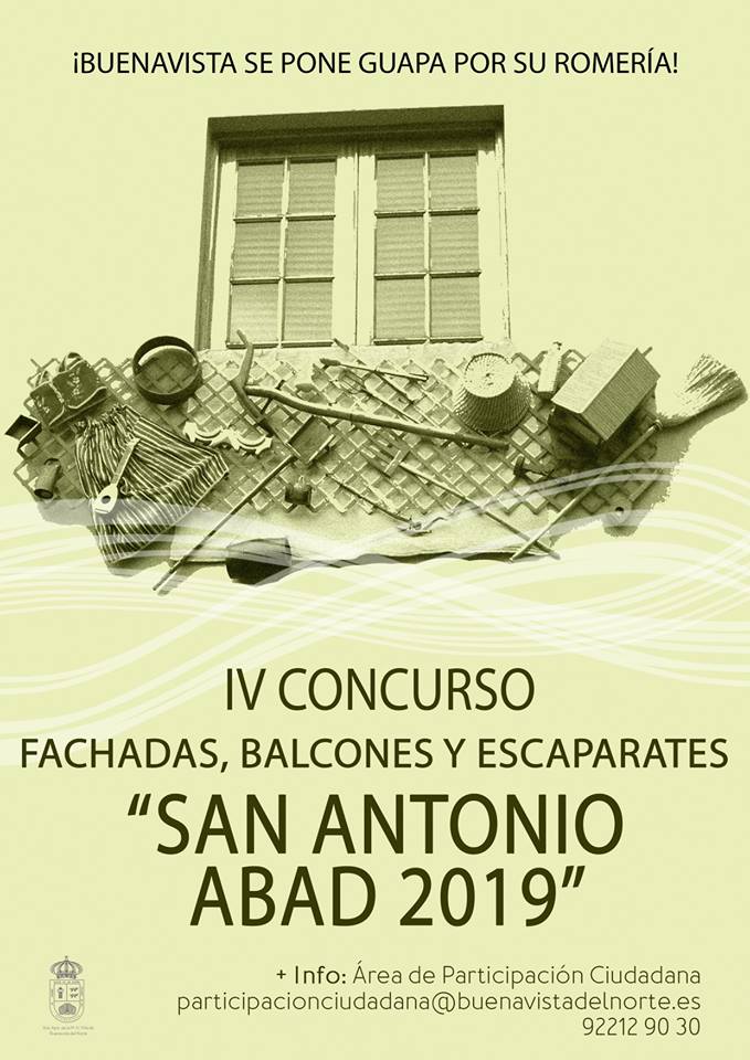 IV Concurso Fachadas, Balcones y Escaparates San Antonio Abad 2019