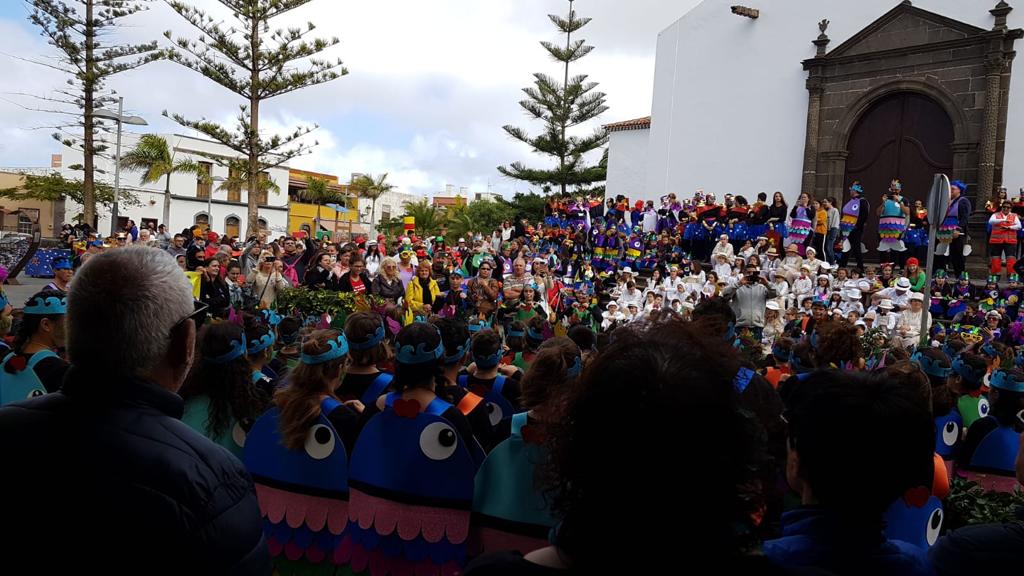 El coso escolar abre los actos del Carnaval de Buenavista del Norte.