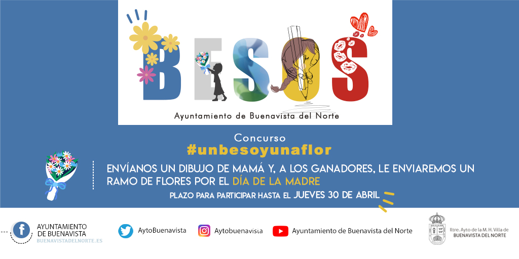 Concurso “Dibuja a mamá”en Redes Sociales del Ayuntamiento de Buenavista del Norte.