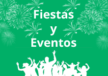Botón Fiestas y Eventos Verde