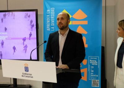 Foto Antonio González en presentación Buenavista Diversa 2022