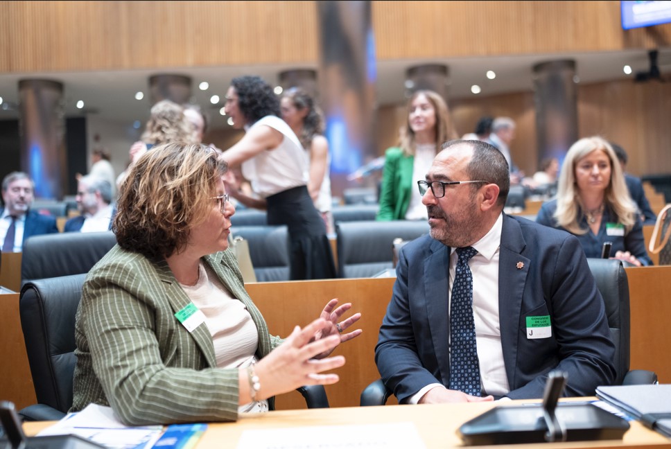 Eva García, alcaldesa de Buenavista, y Miguel Ángel Oliveira, alcalde de Tordesillas