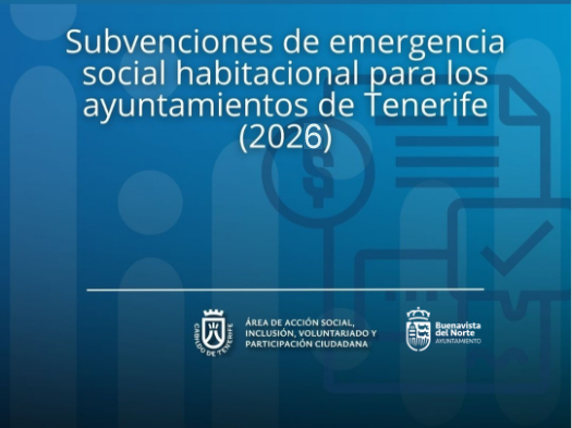 Subvenciones de emergencia social habitacional para los ayuntamientos de Tenerife (2026)