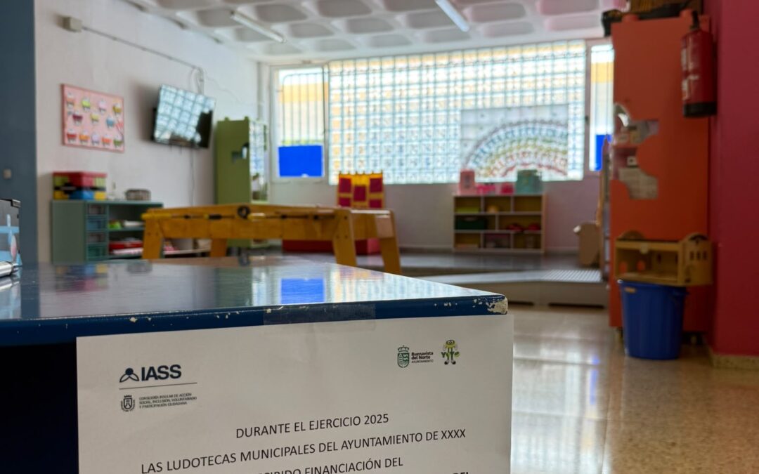 El Ayuntamiento de Buenavista del Norte recibe una subvención para la dotación de material de la Ludoteca Municipal