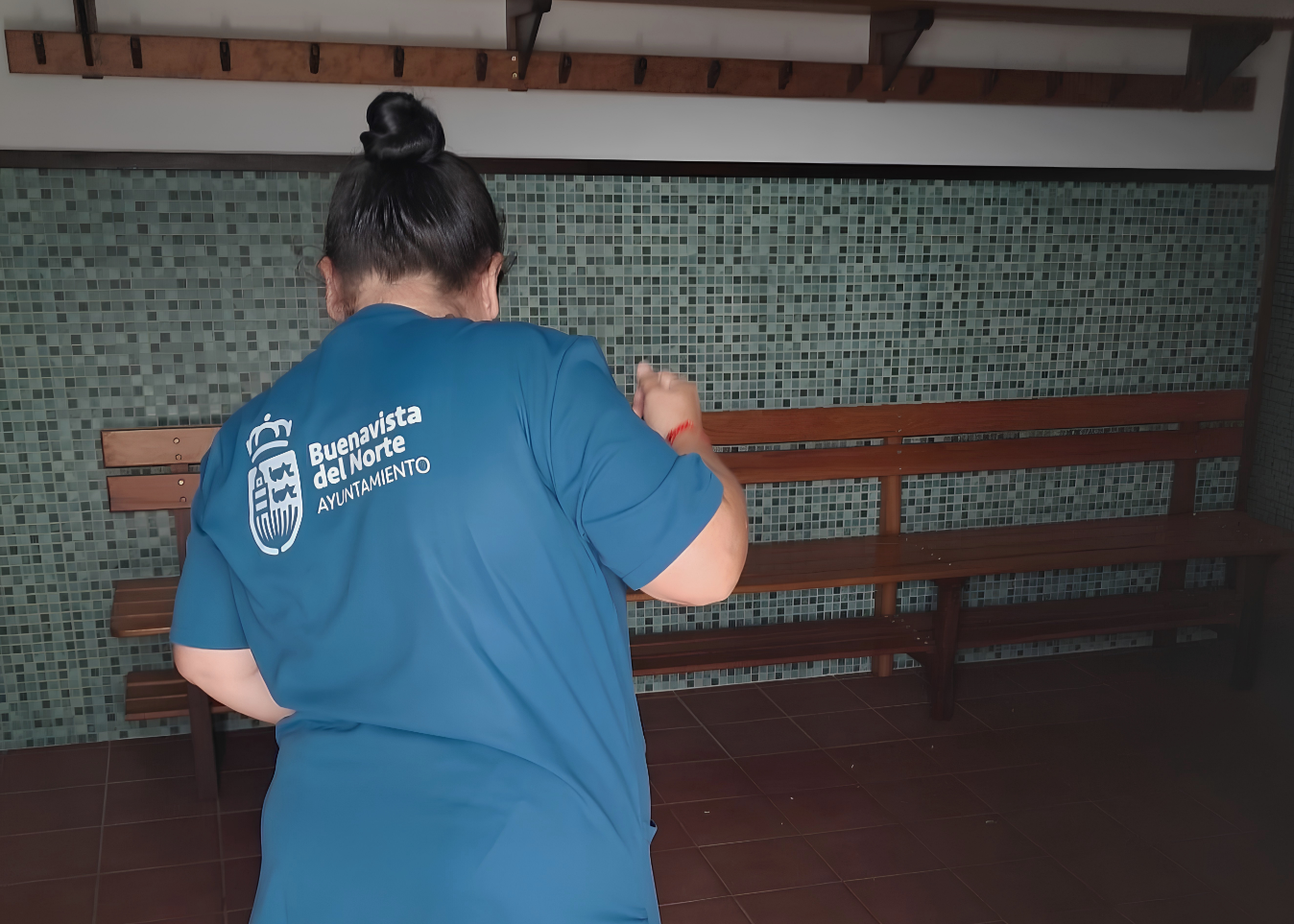 Trabajadora municipal de Buenavista del Norte